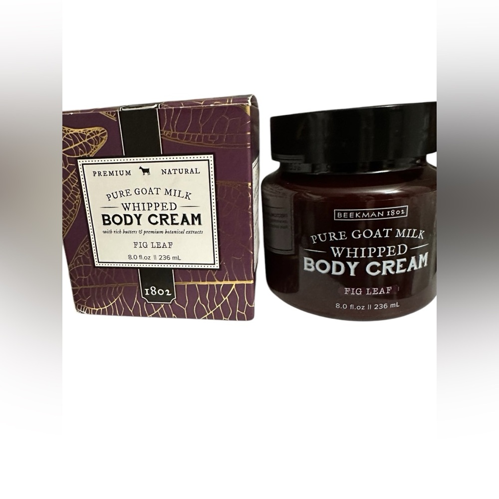 Beekman 1802 Pure Goat Milk Whipped Body Cream Fig Leaf 8-fl oz Sealed New